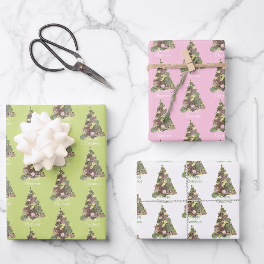 Abstracte kerstcadeautjes voor feestdagen inpakpapier vel (Voorkant)