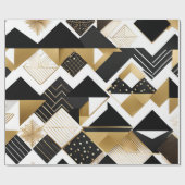 abstracte kerstdiamanten inpakpapier (Vlak)