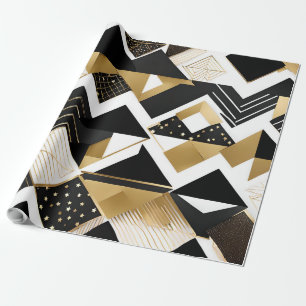 abstracte kerstdiamanten inpakpapier