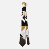 abstracte kerstdiamanten strik stropdas (Voorkant)