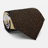 abstracte kerstdiamanten strik stropdas (Opgerold)