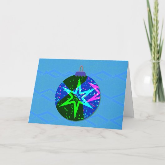 Abstracte kerstfeestkaart voor kerstfeestdagen kaart (Voorkant)