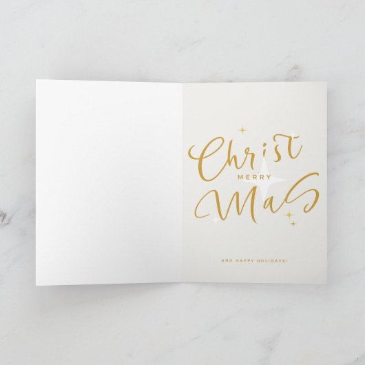 Abstracte kerstkaarten feestdagen kaart (Binnen)