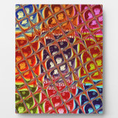 Abstracte kerstkleuren Collectie. Fotoplaat (Voorkant)