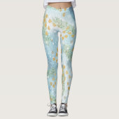Abstracte kerstkunst leggings (Voorkant)