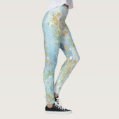 Abstracte kerstkunst leggings (Rechts)