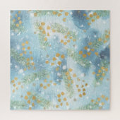 Abstracte kerstkunst legpuzzel (Verticaal)