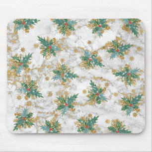 Abstracte kerstkunst muismat