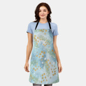 Abstracte kerstkunst schort (Gedragen)