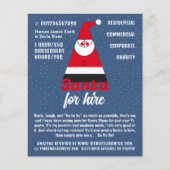 Abstracte Kerstman, Santa Claus Entertainer Advert Flyer (Voorkant)