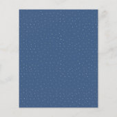 Abstracte kerstman, seizoensgebonden rekrutering A Flyer (Achterkant)