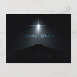 Abstracte kerstmogelijkheden Stabiel en Ster Feestdagenkaart