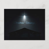 Abstracte kerstmogelijkheden Stabiel en Ster Feestdagenkaart (Voorkant)