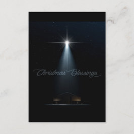 Abstracte kerstmogelijkheden Stabiel en Ster Kaart