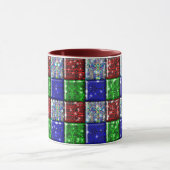 Abstracte kerstmok mok (Midden)
