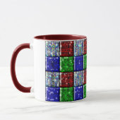 Abstracte kerstmok mok (Links)
