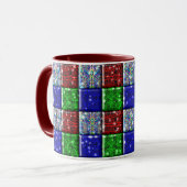 Abstracte kerstmok mok (Voorkant links)
