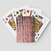 Abstracte kerstspeelkaarten pokerkaarten (Achterkant)