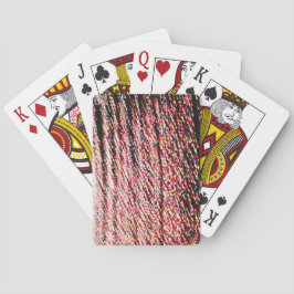 Abstracte kerstspeelkaarten pokerkaarten