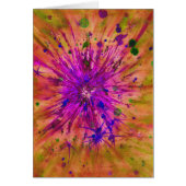 Abstracte kerstStar-waterverf (Voorkant)