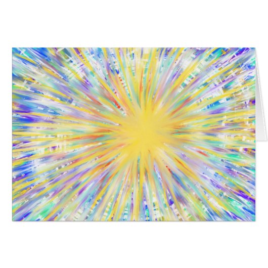 Abstracte Kerstster en Bijbelcitaat (Voorkant Horizontaal)