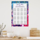 ABSTRACTE kerststerren met 160 zitplaatsen Poster (Keuken)