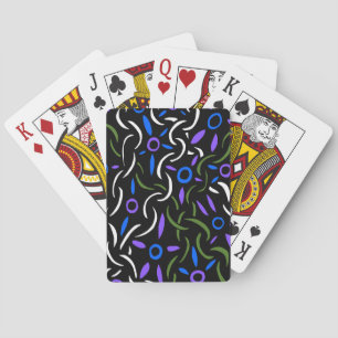 Abstracte kettingen en ringen pokerkaarten