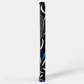 Abstracte kettingen en ringen samsung galaxy hoesje (Rechterkant)