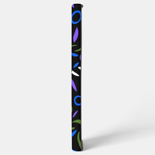 Abstracte kettingen en ringen samsung galaxy hoesje (Linkerkant)