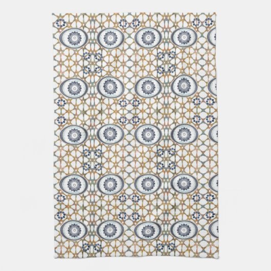 Abstracte keukenhanddoek (Verticaal)