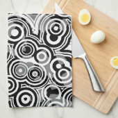 abstracte keukenhanddoek (Quarter Fold)