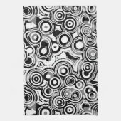 abstracte keukenhanddoek (Verticaal)