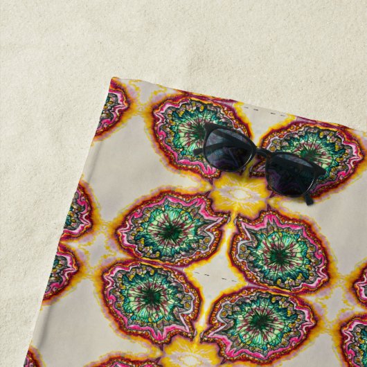 abstracte keukenhanddoek strandlaken (In situ)