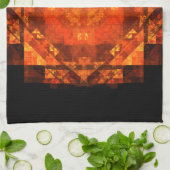 Abstracte keukenhanddoek voor de zinking (Gevouwen)