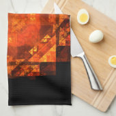 Abstracte keukenhanddoek voor de zinking (Quarter Fold)