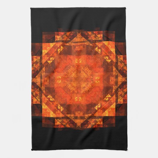 Abstracte keukenhanddoek voor de zinking (Verticaal)