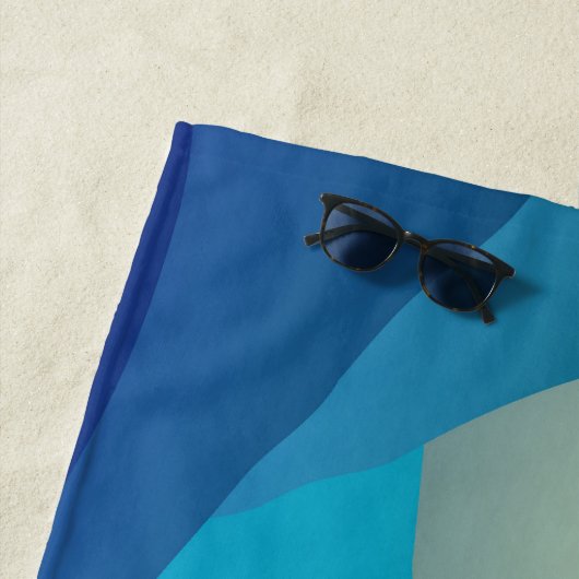 Abstracte keukenhanddoek voor het landschap strandlaken (In situ)