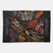 Abstracte keukenhanddoek voor kleurenharmonie (Horizontaal)
