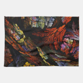Abstracte keukenhanddoek voor kleurenharmonie (Horizontaal)