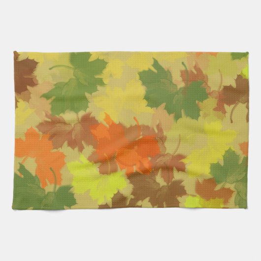 Abstracte keukenhanddoeken in het najaar (Horizontaal)