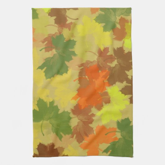 Abstracte keukenhanddoeken in het najaar (Verticaal)