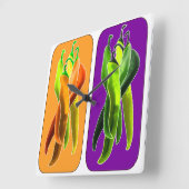 Abstracte kinderwandklok vierkante klok (Hoek)