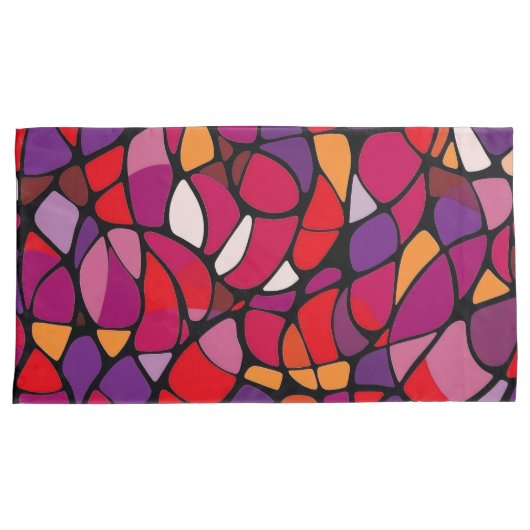 Abstracte King Pair Kussenslopen (Voorkant-Rechts)