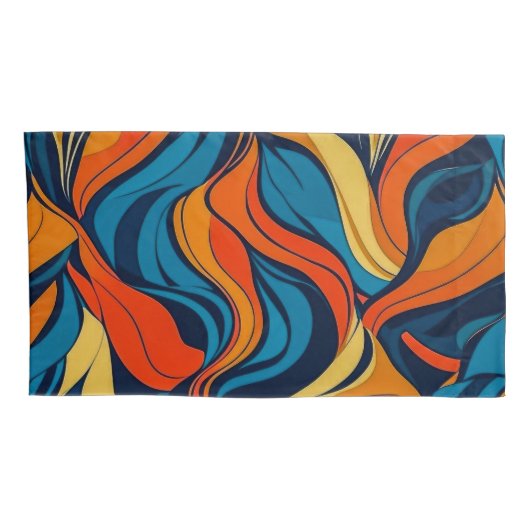 Abstracte King Pair Kussenslopen (Achterkant-Rechts)