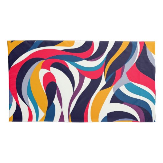 Abstracte King Pair Kussenslopen (Achterkant-Rechts)