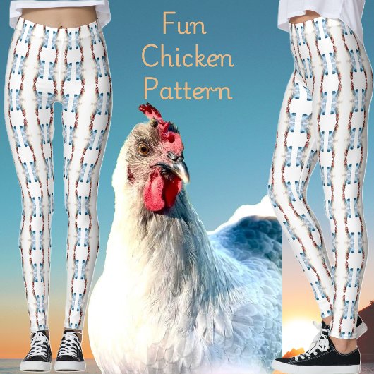 Abstracte Kippen - Schattigee Leggings