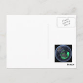Abstracte Kiss me Art Briefkaart (Achterkant)