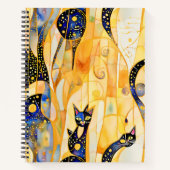Abstracte Kittens Notitieboek (Voorkant)