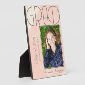 Abstracte Klasse van 2025 Keepsake Afstuderen Foto Fotoplaat (Zijkant)