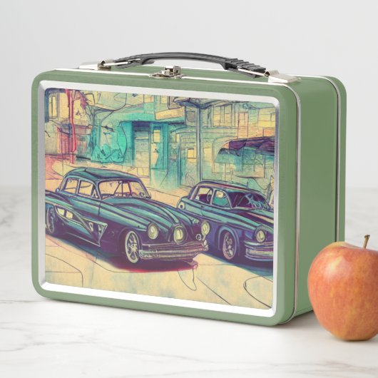 Abstracte Klassieke auto's van 1950 (In situ)